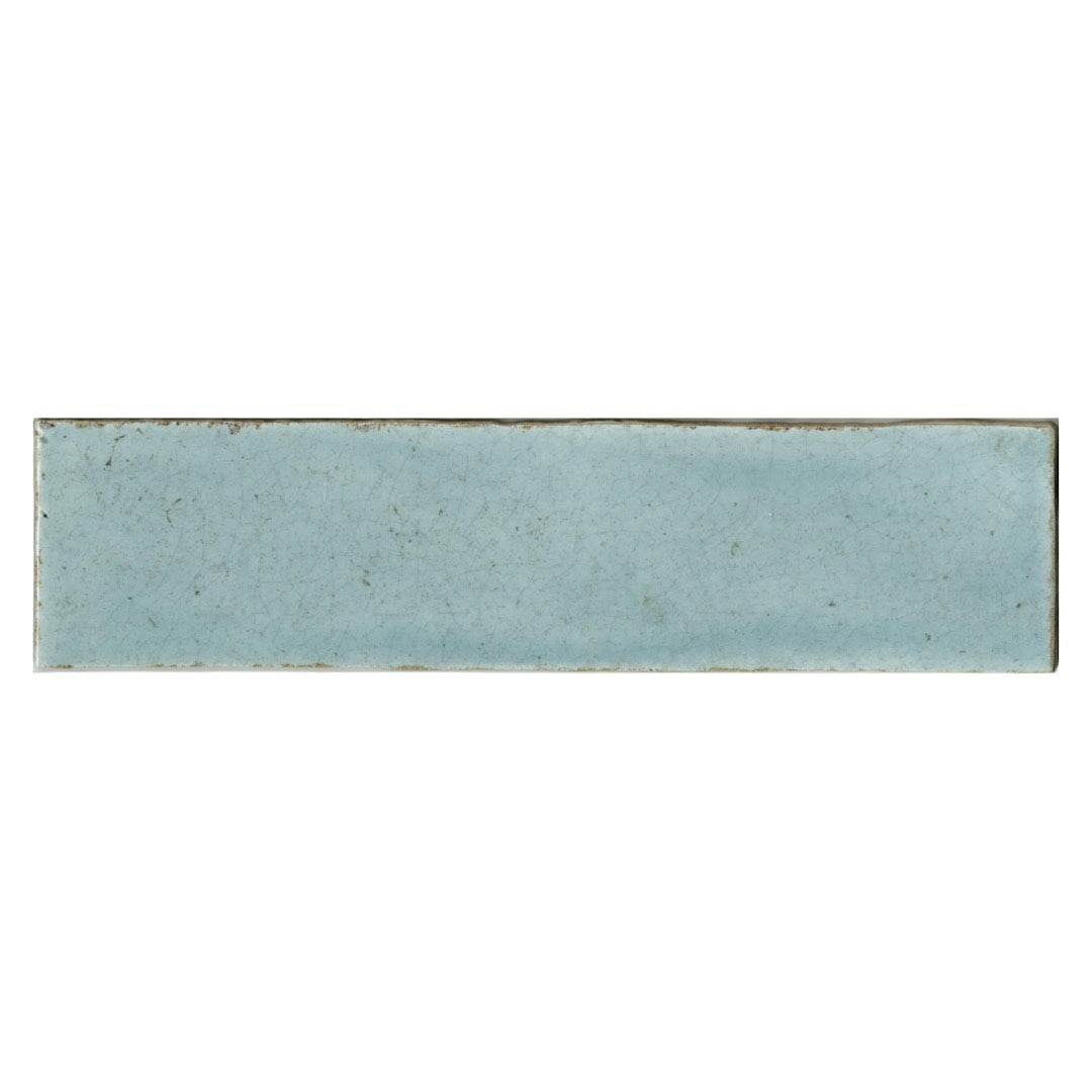 Subway Tile Crackled Aqua 3x12 Glossy