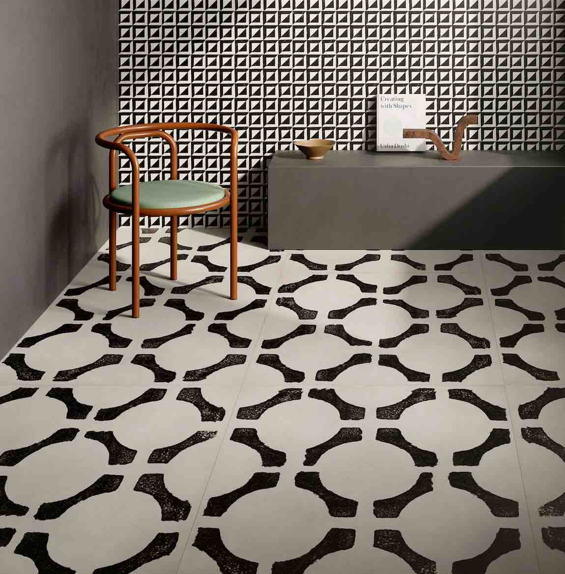 Porcelain Tile Italian Ceramist Deco Four 36x36