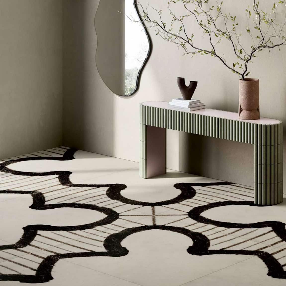 Porcelain Tile Italian Ceramist Deco One 36x36