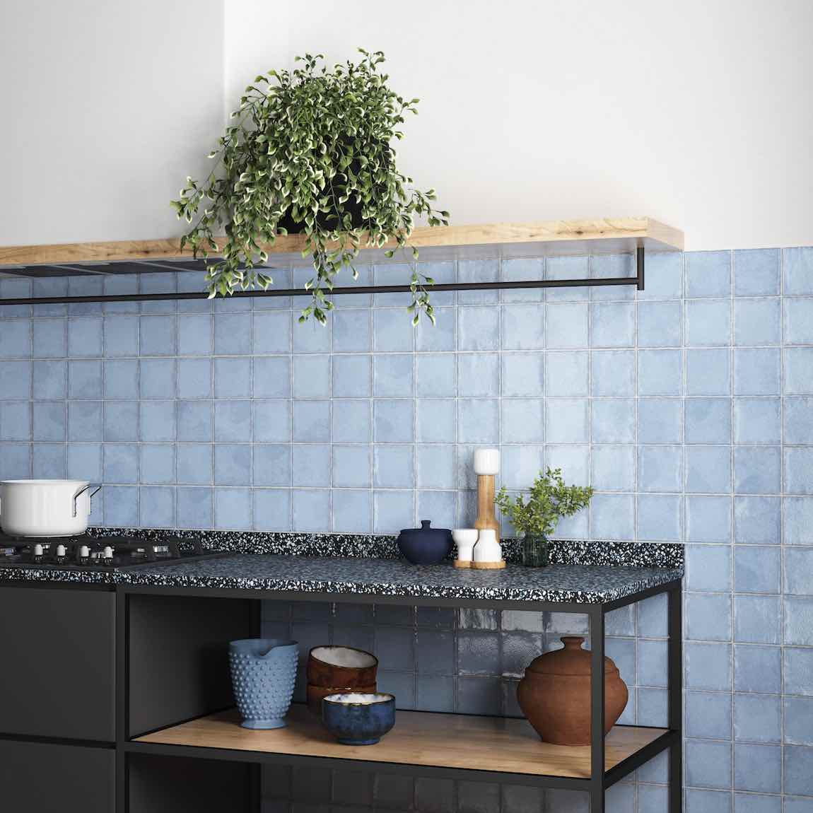 Farmhouse Wall Tile 4x4 Blue