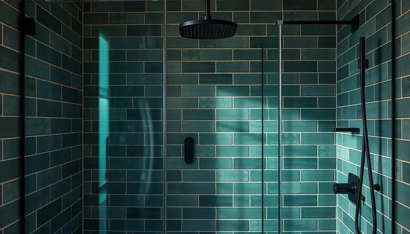 City Distressed Subway Tile Emerald Matte 2x10