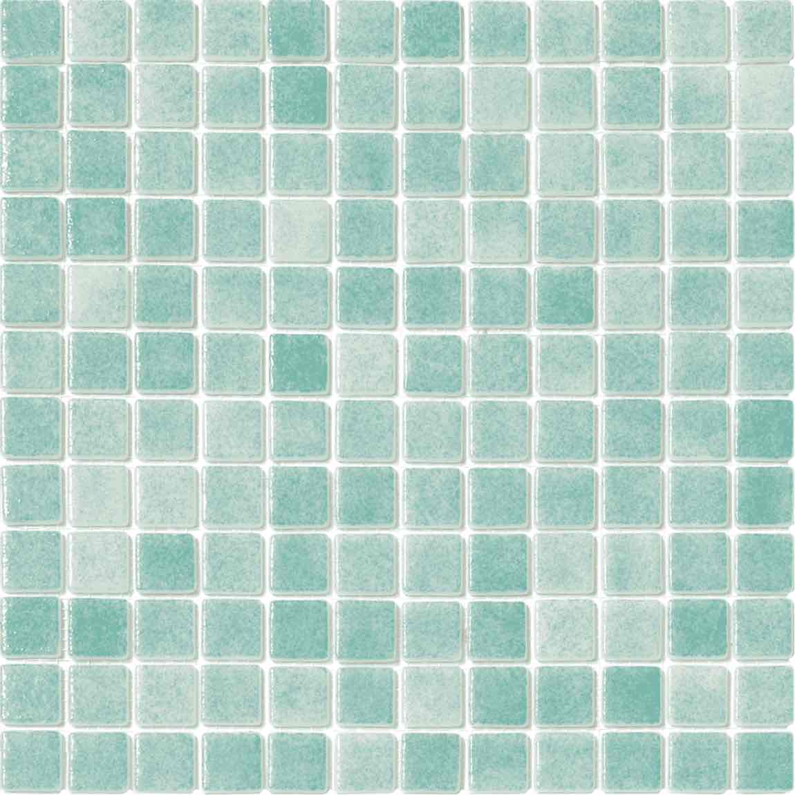 Recycled Glass Tile Caribbean 1x1