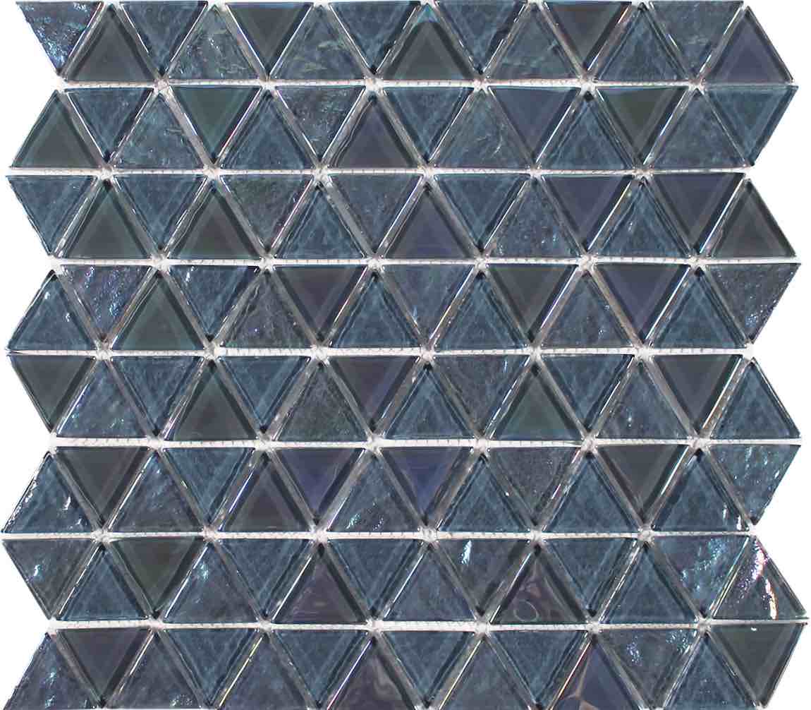 Beach Glass Tile Triangle Grey