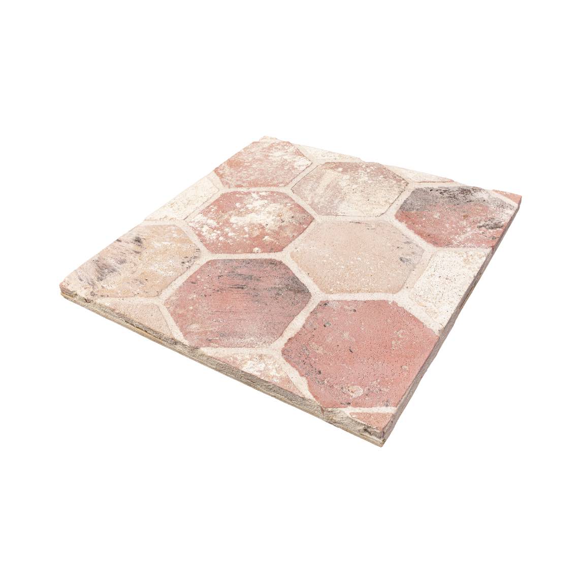 Handmade Terracotta 6-Inch Hexagon Paver Tile