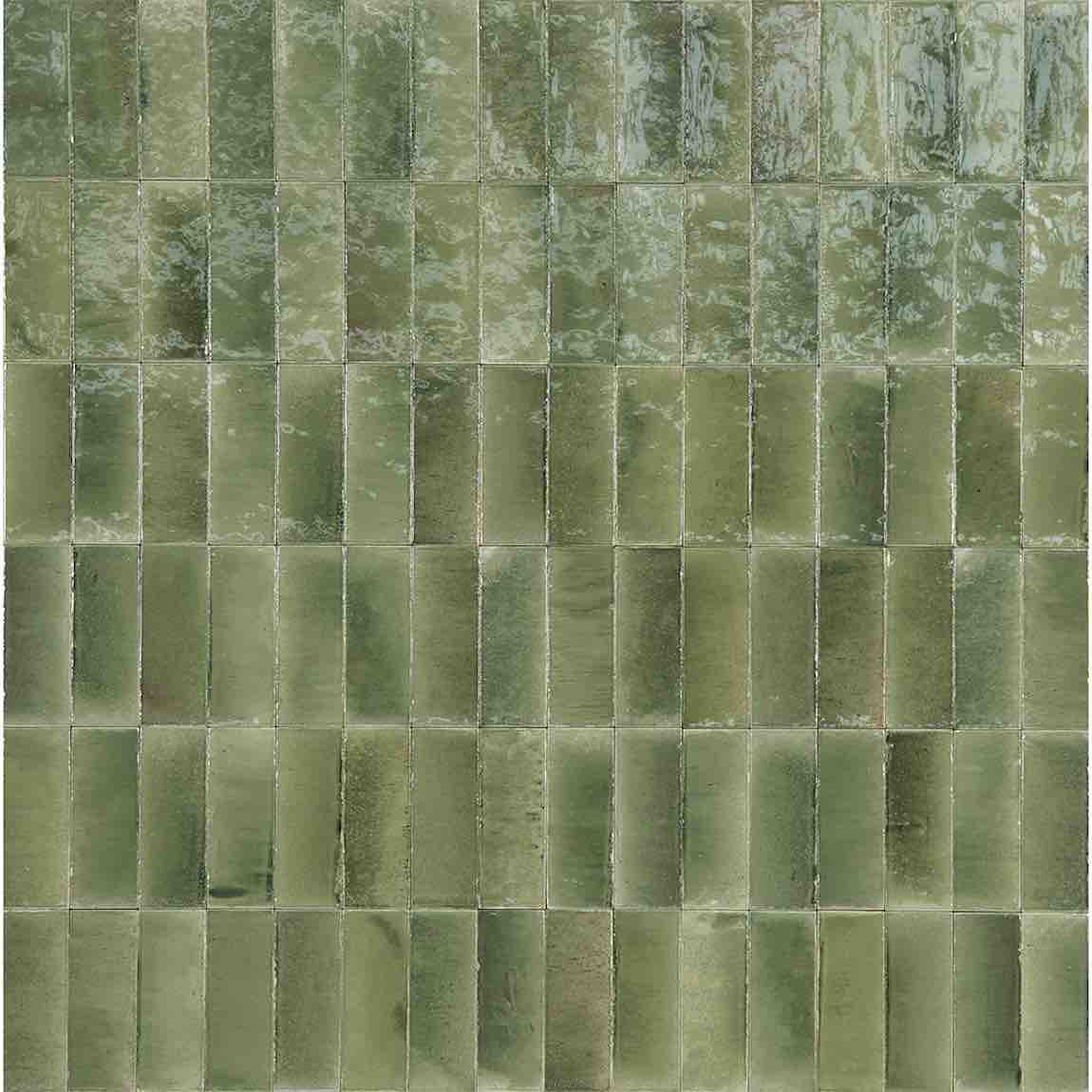 Storie Distressed Subway Tile Jade 3x8