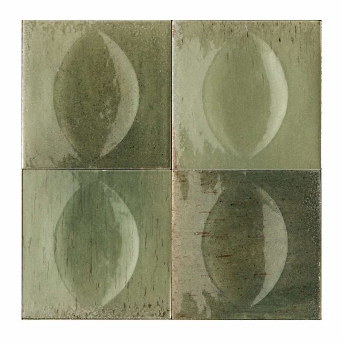 Storie Distressed Tile Jade 4x4 Deco Egg