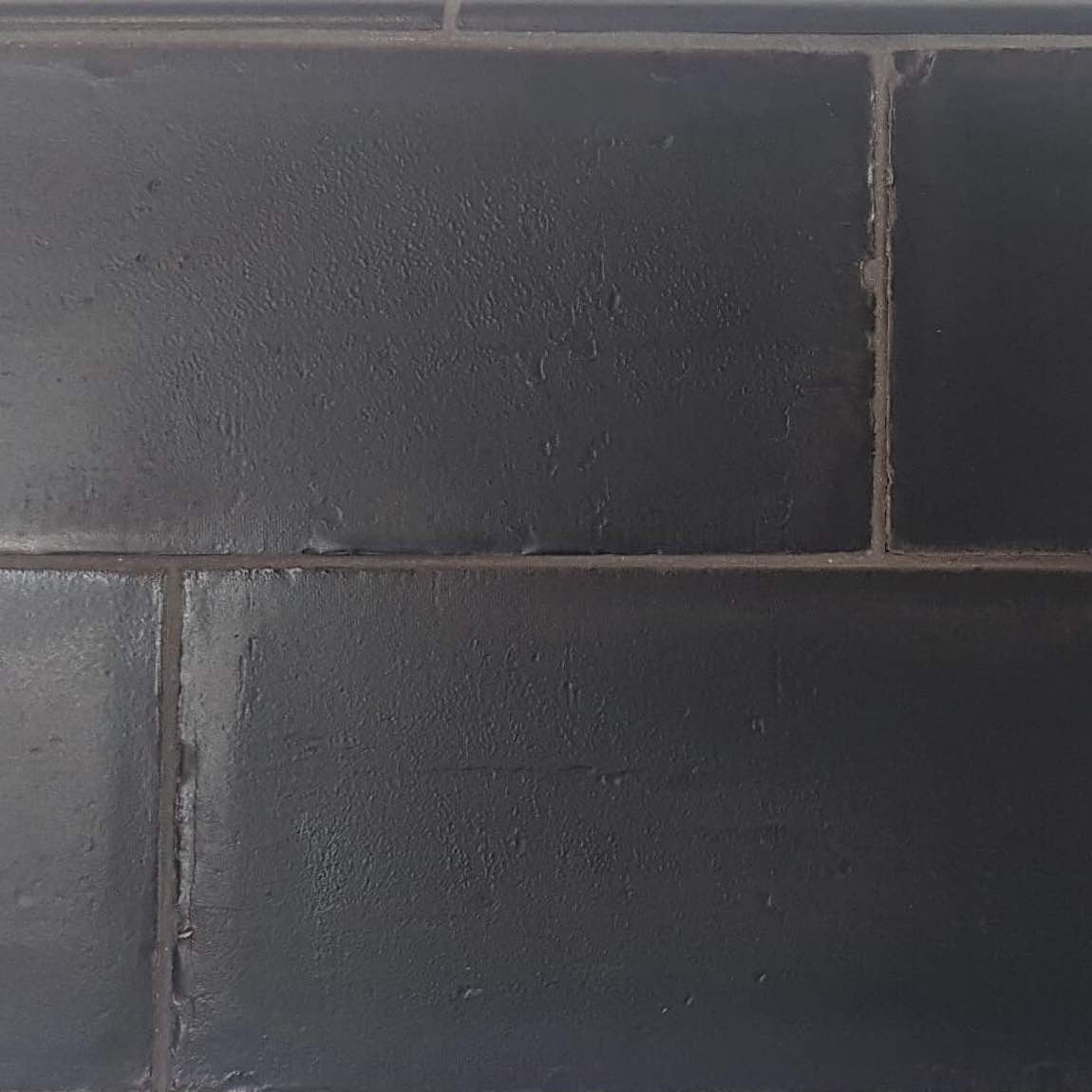 Artigianale Ceramic Tile 4x8 Nero Matte