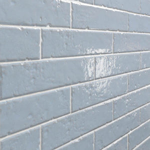 Modern Farmhouse Brick Porcelain Tile Sea featured on an accent wall