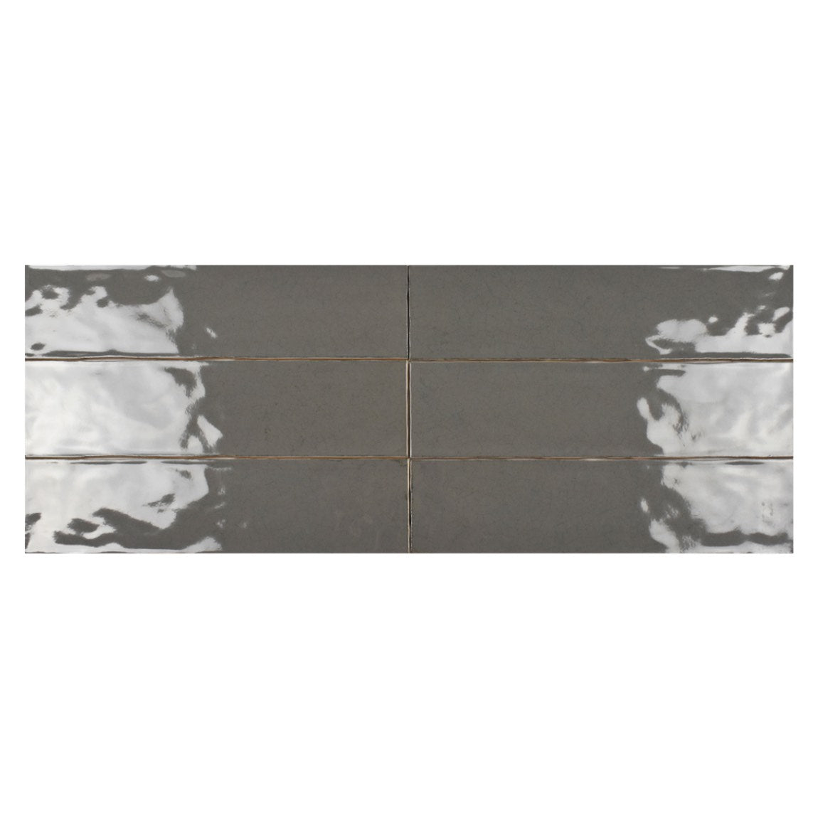 Subway Tile Crackled Taupe 3x12 Glossy