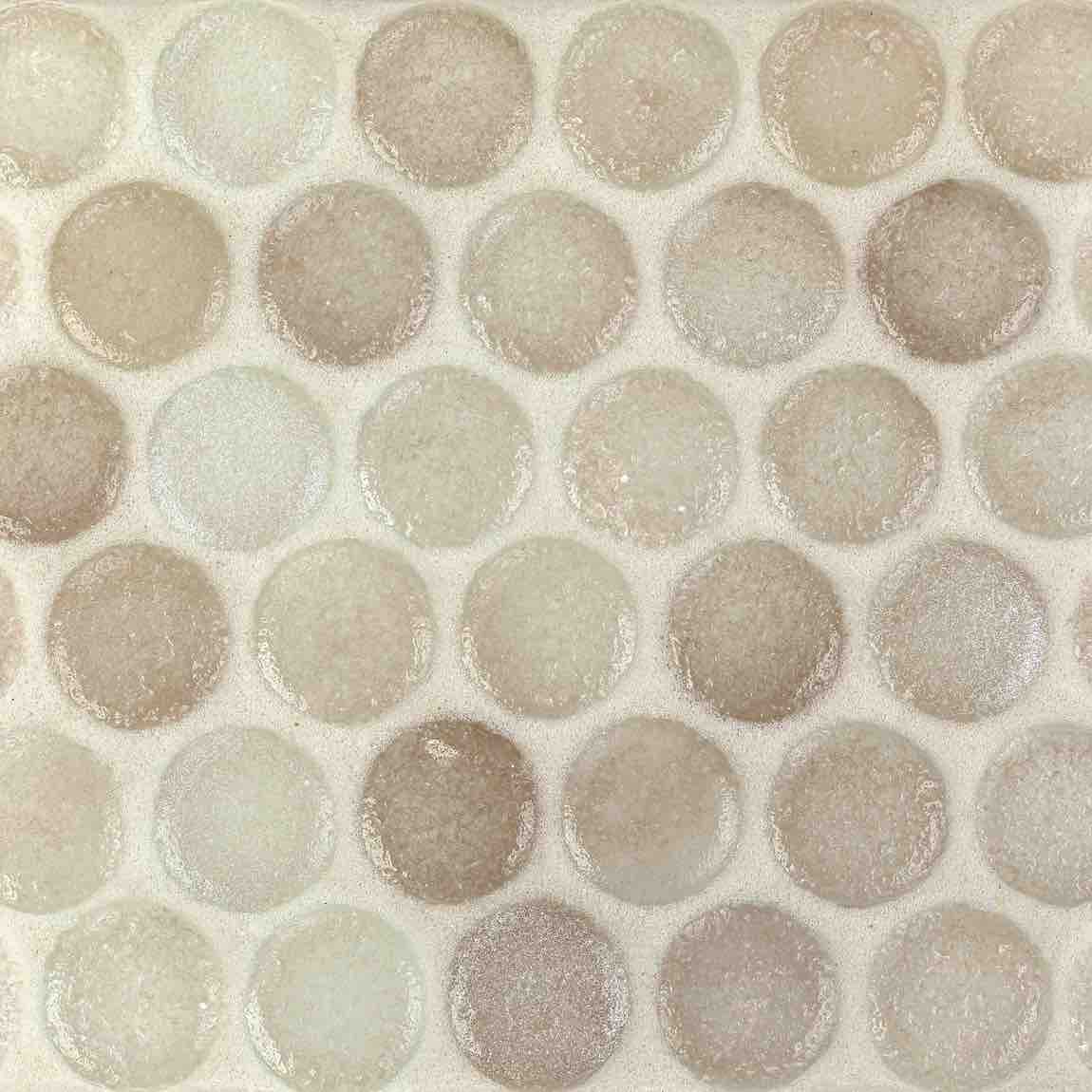 Fluid Waterway Penny Recycled Glass Tile