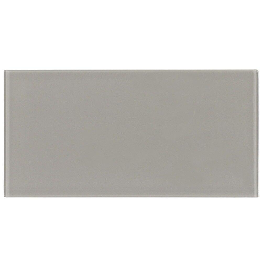 Glass Subway Tile Metropole Taupe 4x8