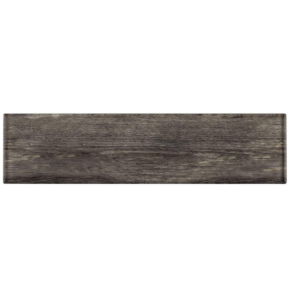 Subway Glass Tile Timber Wood 3 x 12