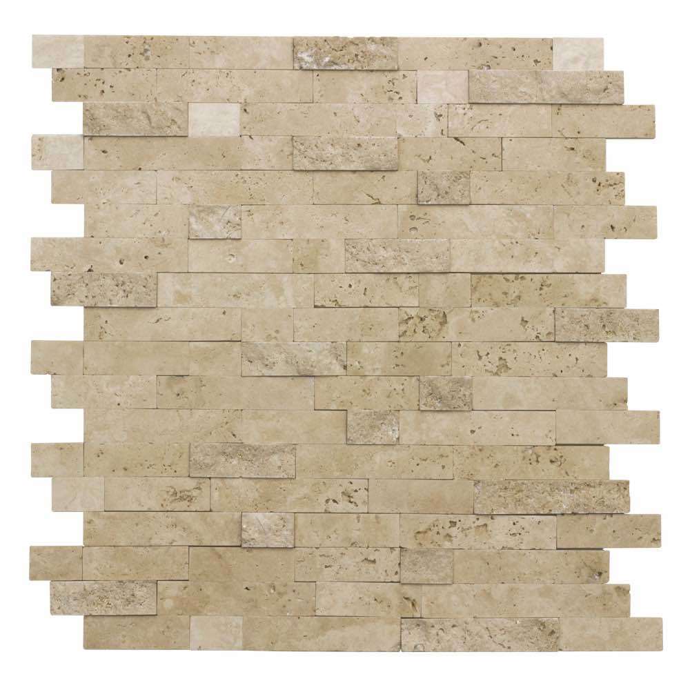 Peel and Stick Backsplash Travertine Stone