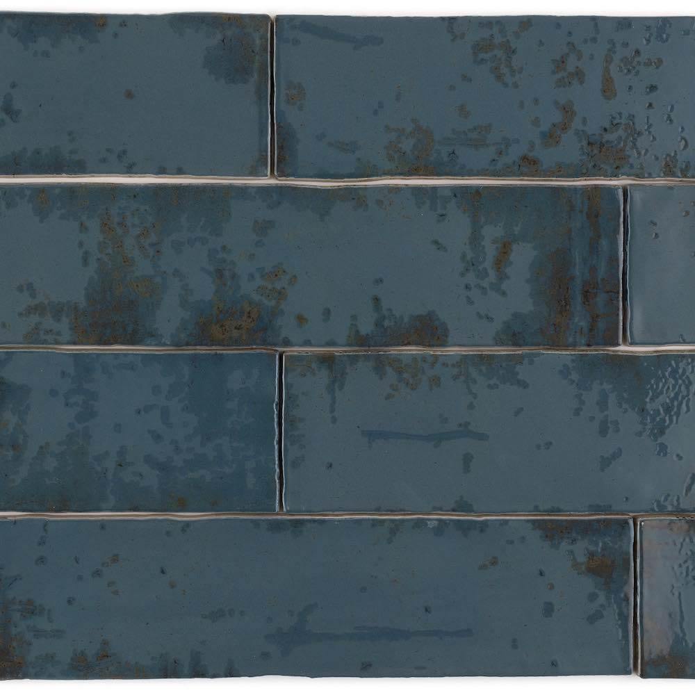 Vintage Subway Tile Blue 3 x 12