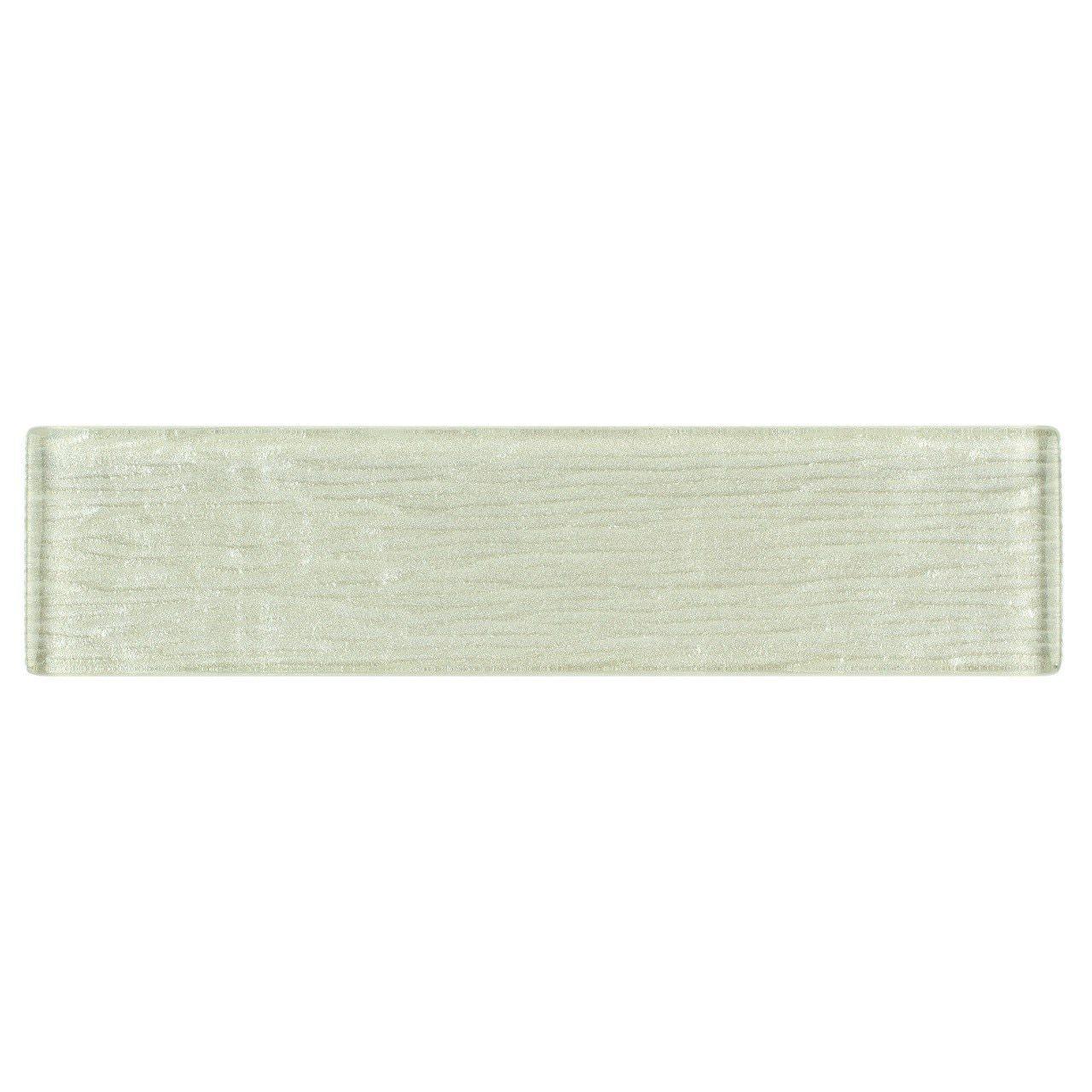 Glass Subway Tile Linen Ivory 2x8