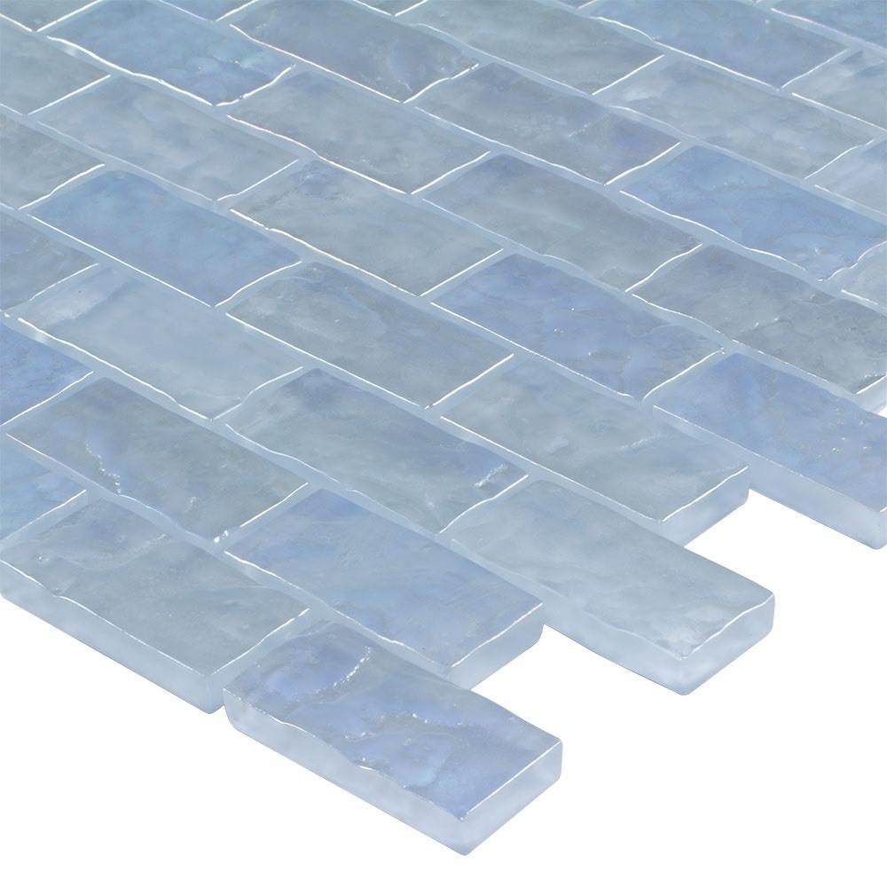 Iridescent Pool Glass Tile Celestial 1x2