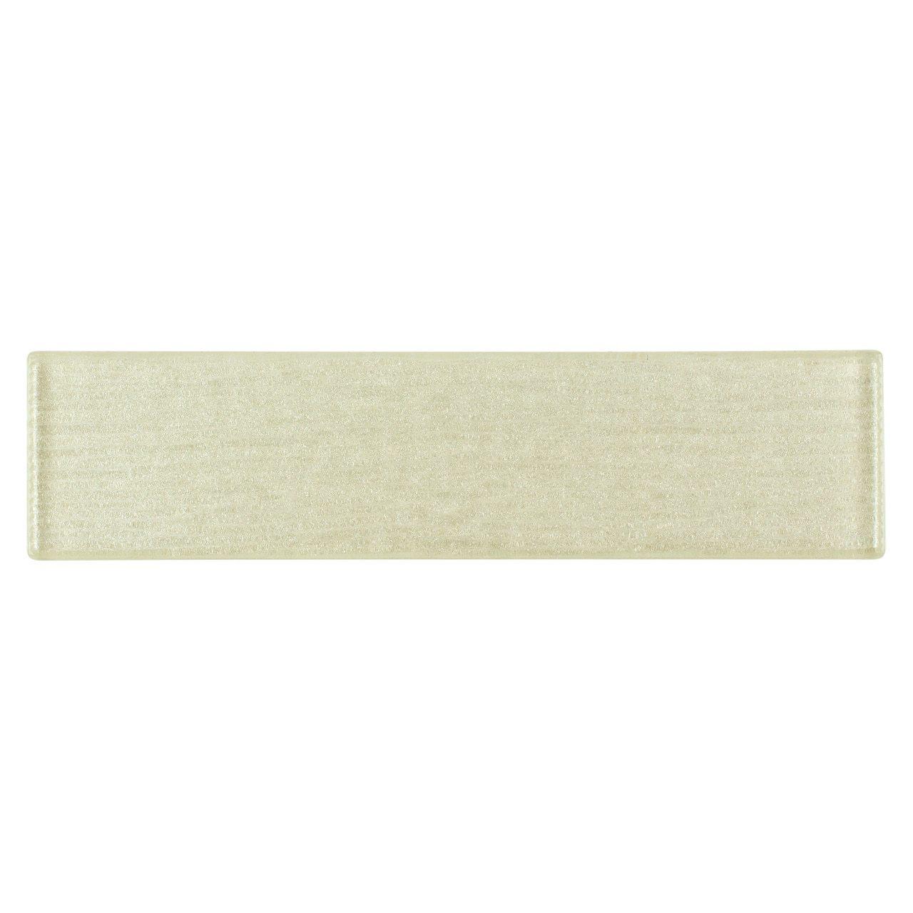 Glass Subway Tile Linen Champagne 2x8