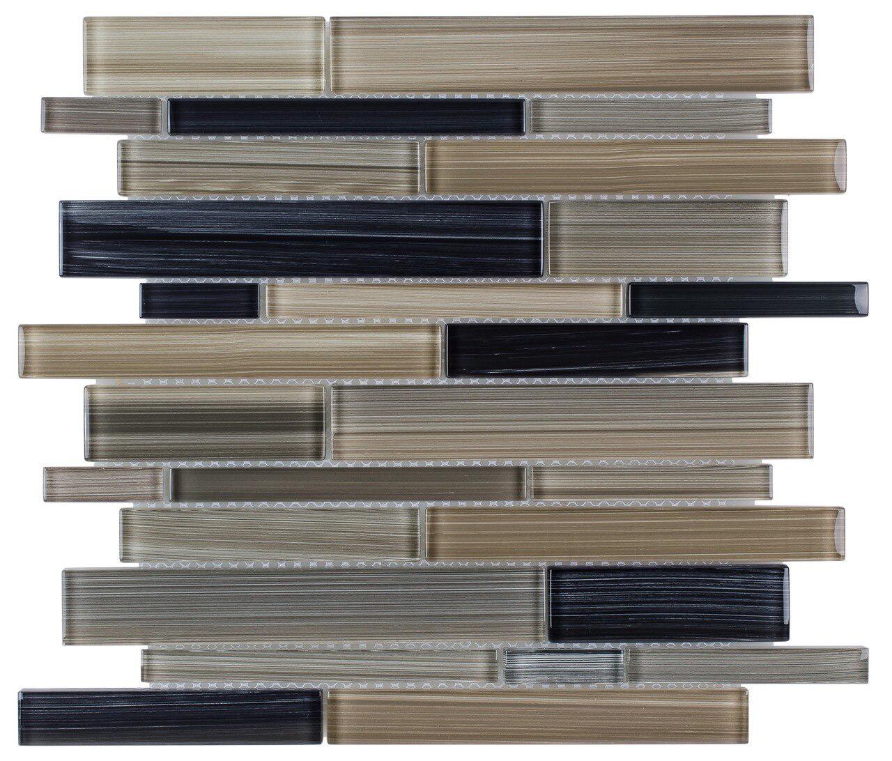 Random Glass Mosaic Tile Linear Roccia