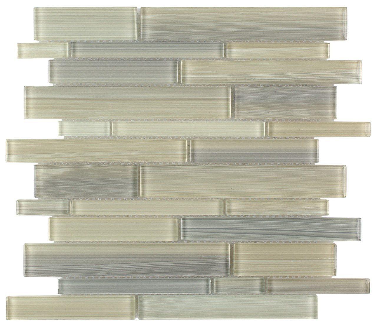 Random Glass Mosaic Tile Linear Fattoria