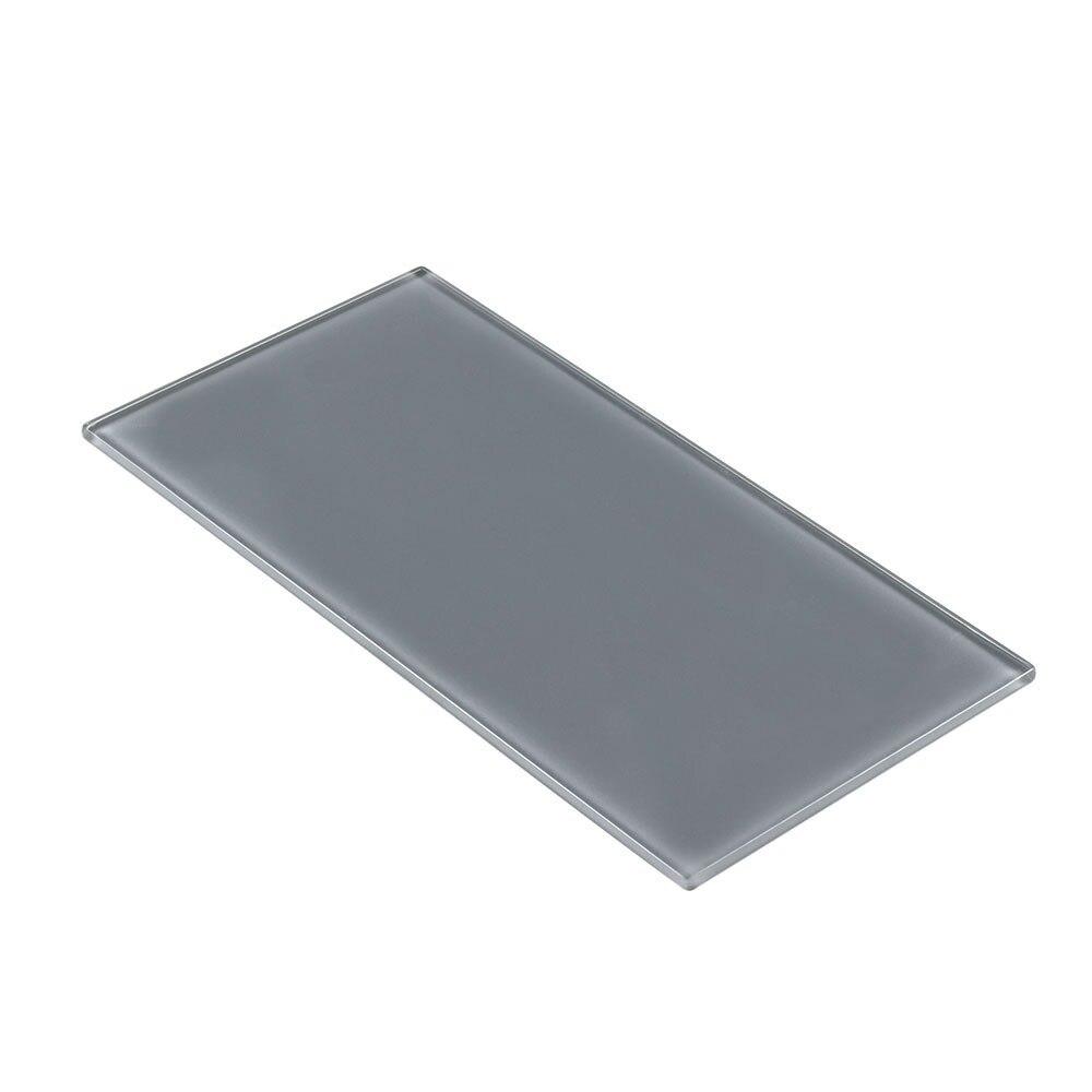 Glass Subway Tile Metropole Grey 4x8