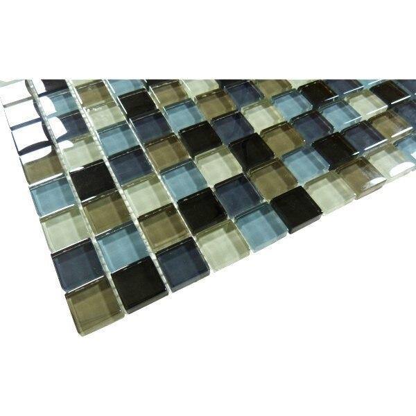 Glass Mosaic Tile Mariana Trench Blend 1 x 1