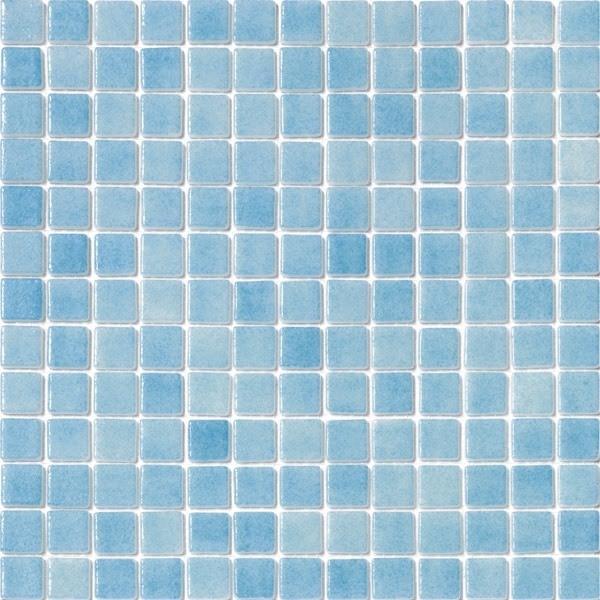 Non-Slip Recycled Glass Tile Celestial Blue for Pools and Spas