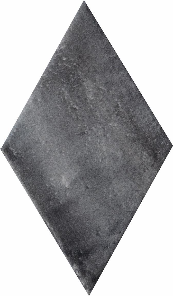 Porcelain Tile Washed Nero Matte Rhomboid