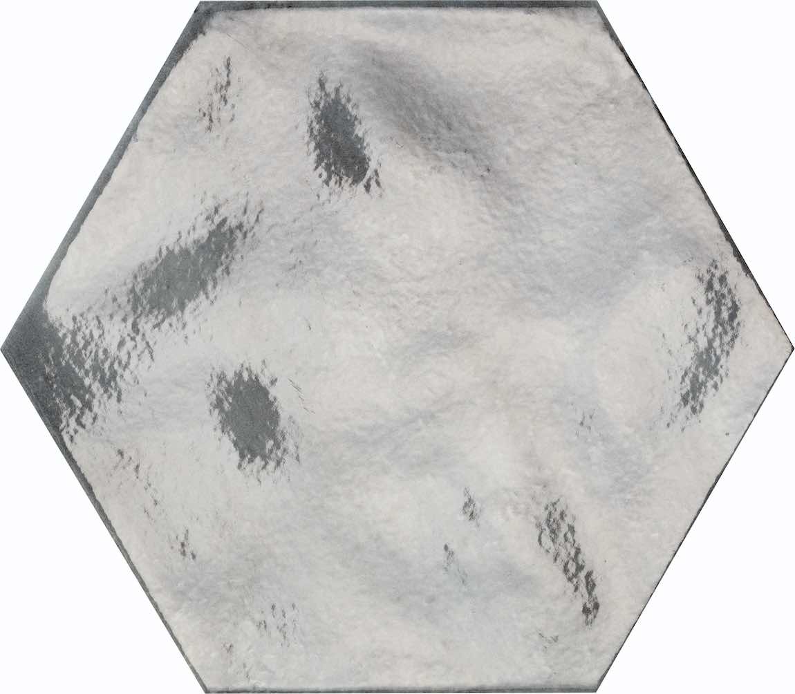 Porcelain Tile Washed Diesel Glossy Hex 9.25x10.75