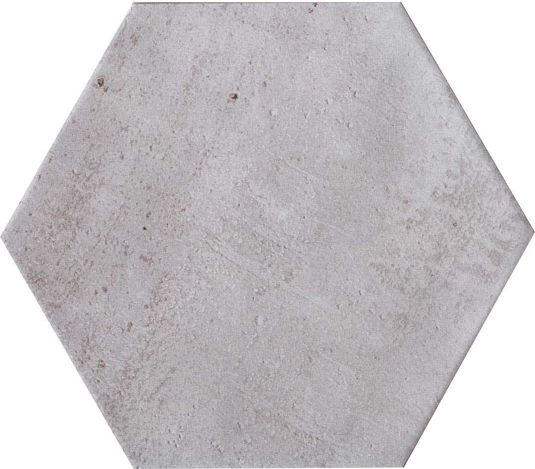 Porcelain Tile Washed Bianco Matte Hex 9.25x10.75