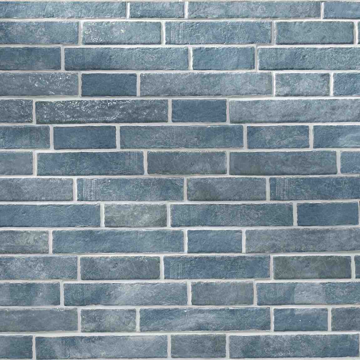 Urban Brick Porcelain Tile Blueberry 6x15