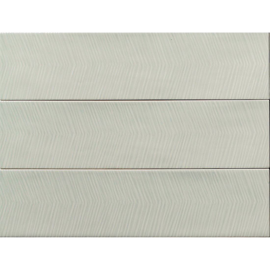 Sea Salt Ceramic Subway Tile Deco 3x12