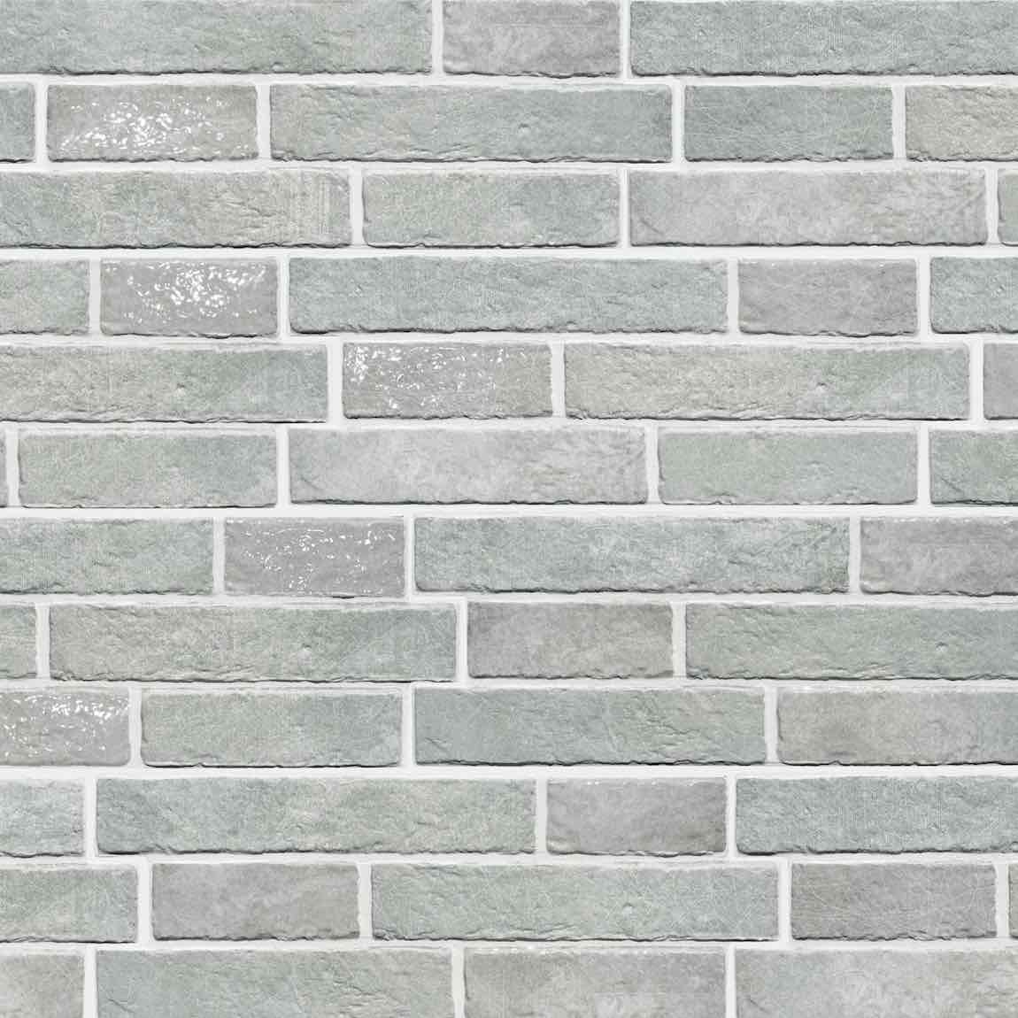 Urban Brick Porcelain Tile Ice 6x15