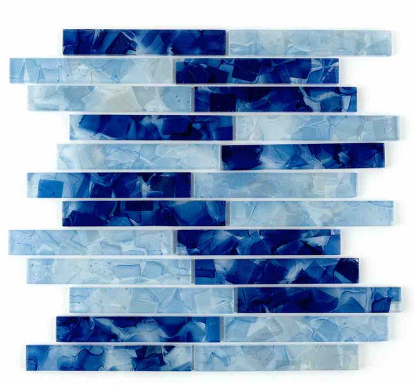 A56N-1 Ocean Glass Mosaic Tiles 20x20mm, 100gm pack - Perth Art Glass