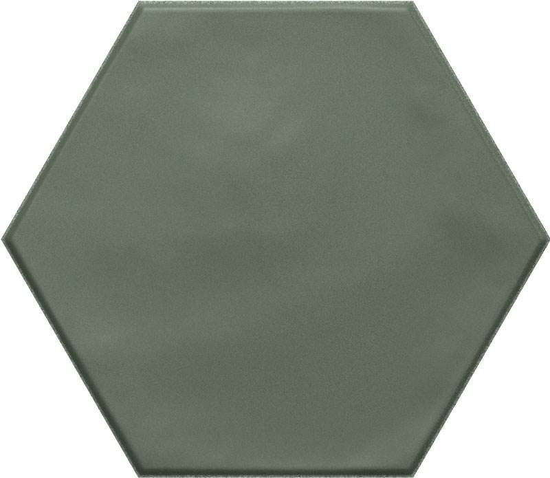 Magnolia Hex Green Matte Porcelain Tile 6x7