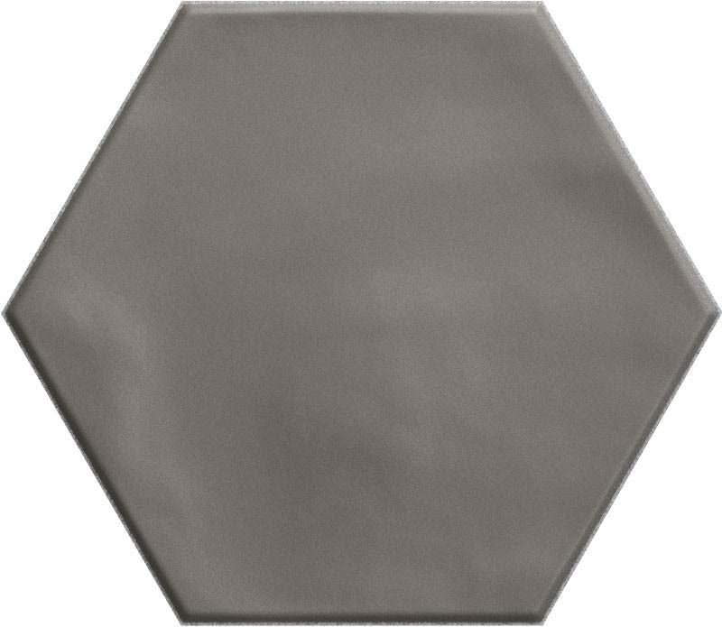 Magnolia Hex Grey Matte Porcelain Tile 6x7