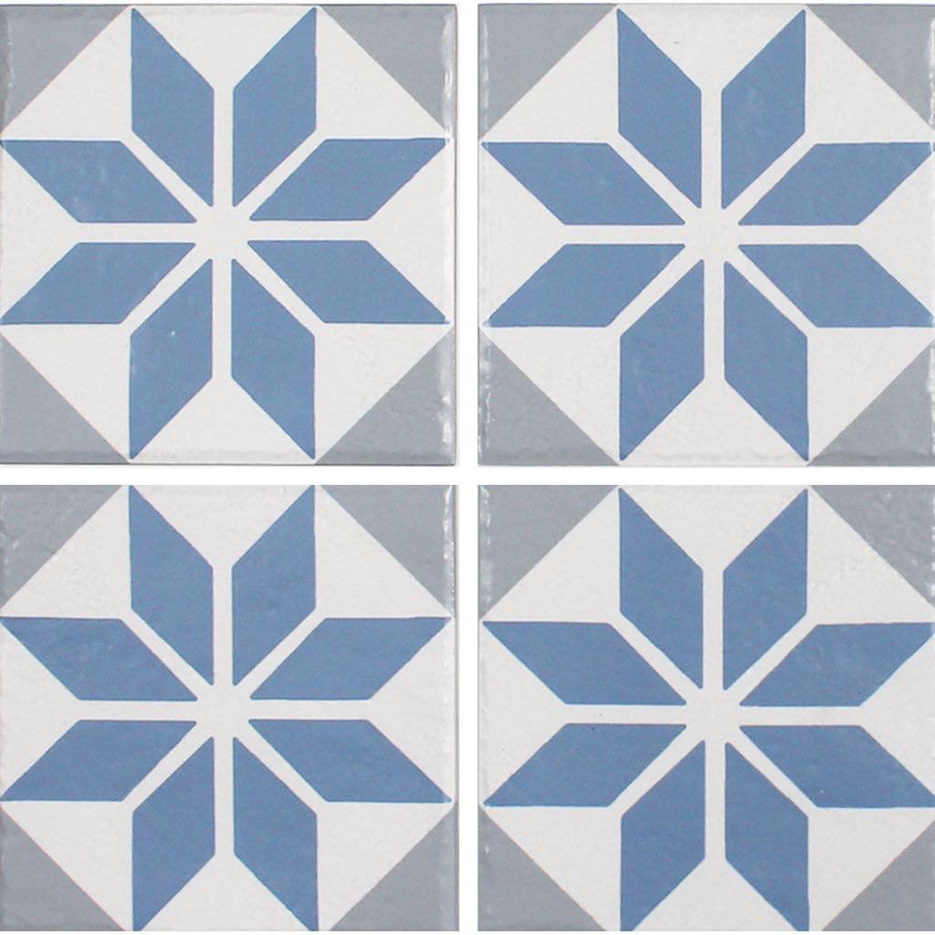 Miami Patterns Beach Porcelain Pool Tile 6x6 for the swimming pool and spa