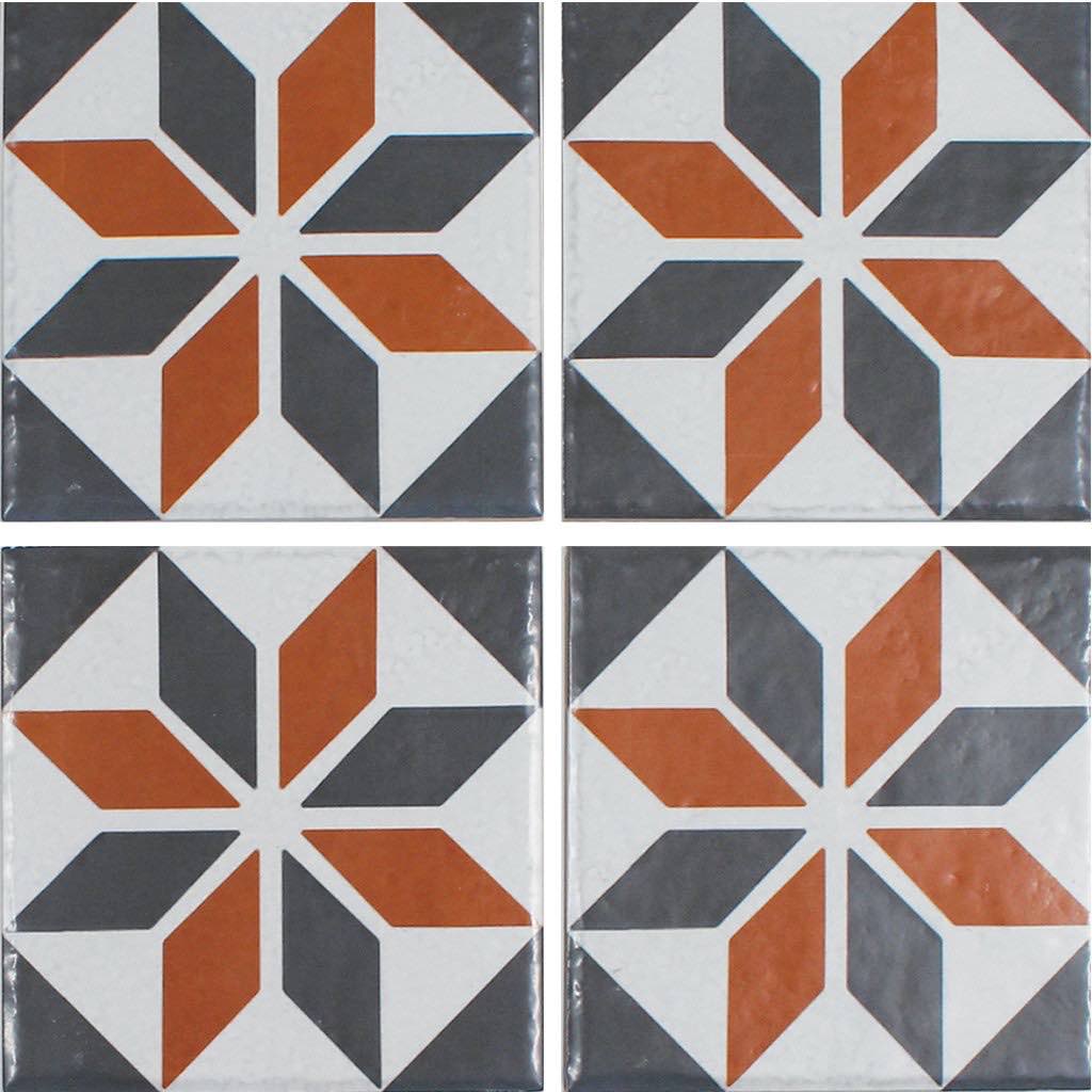 Miami Patterns Gables Porcelain Pool Tile 6x6