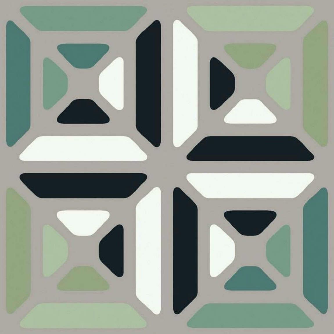 Modern Patterned Porcelain Tile Cool Summer 8x8