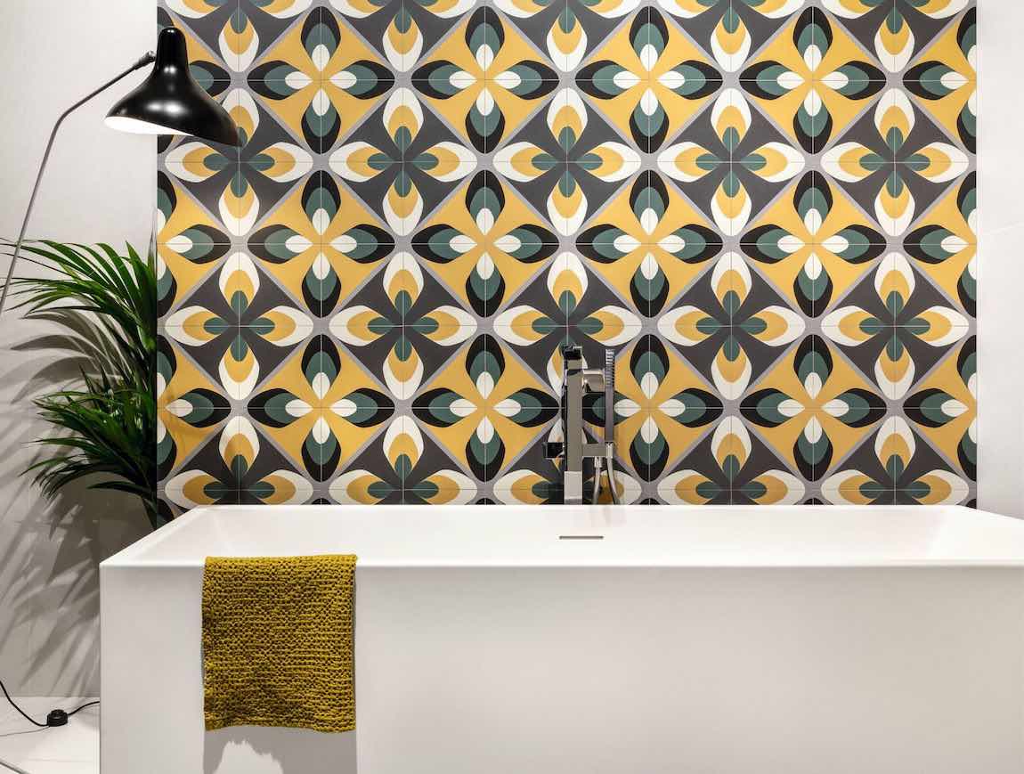 Modern Patterned Porcelain Tile Play One 8x8