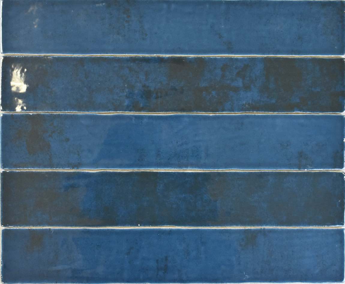 Persia Blue Subway Wall Tile 2.5x16