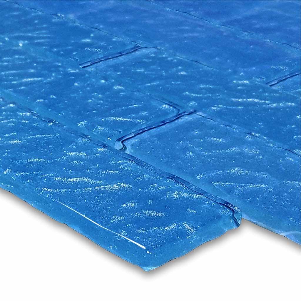 Surfaced Glass Tile Blue 2x6