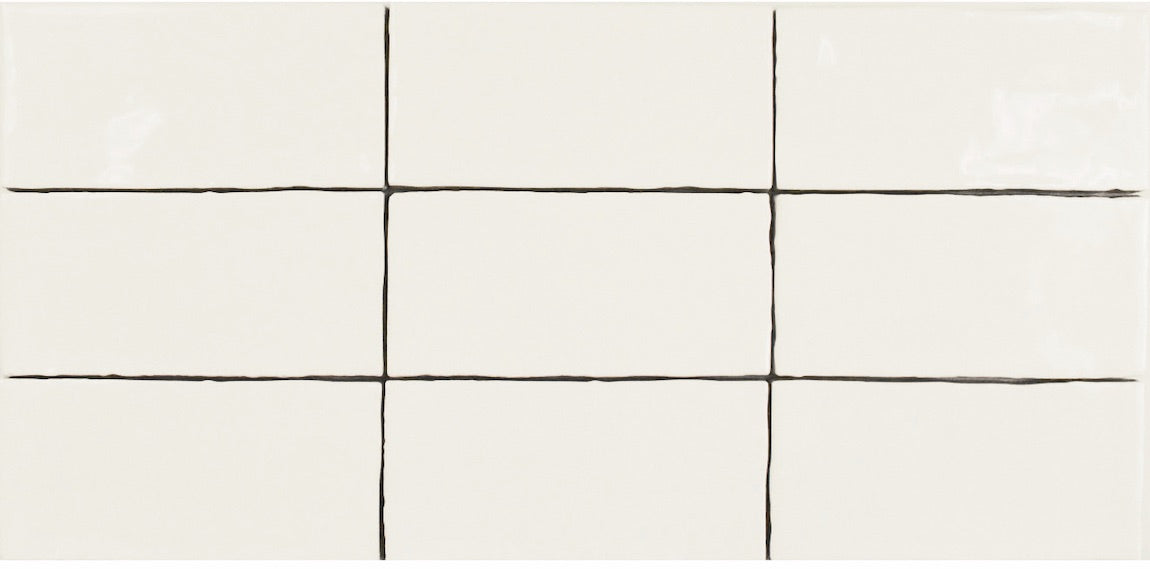 Coastal White 2.5x5 Ceramic Subway Tile